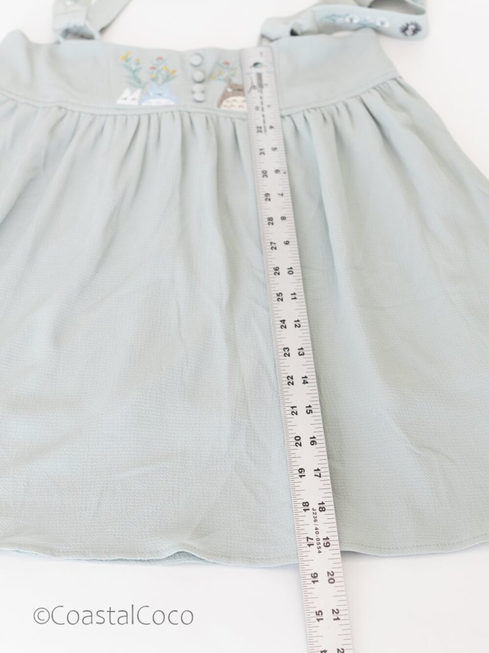 Her Universe Studio Ghibli My Neighbor Totoro M Floral Suspender Skirt Anime - Picture 12 of 13